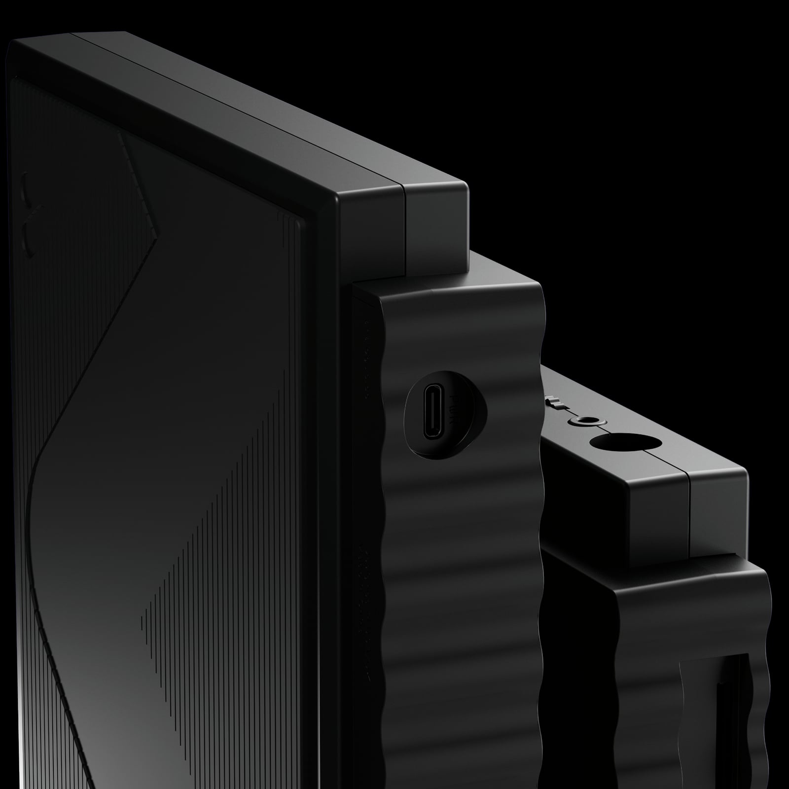 Rear I/O: HDMI out, USB, and the original controller ports, so period-correct pads work without an adapter.