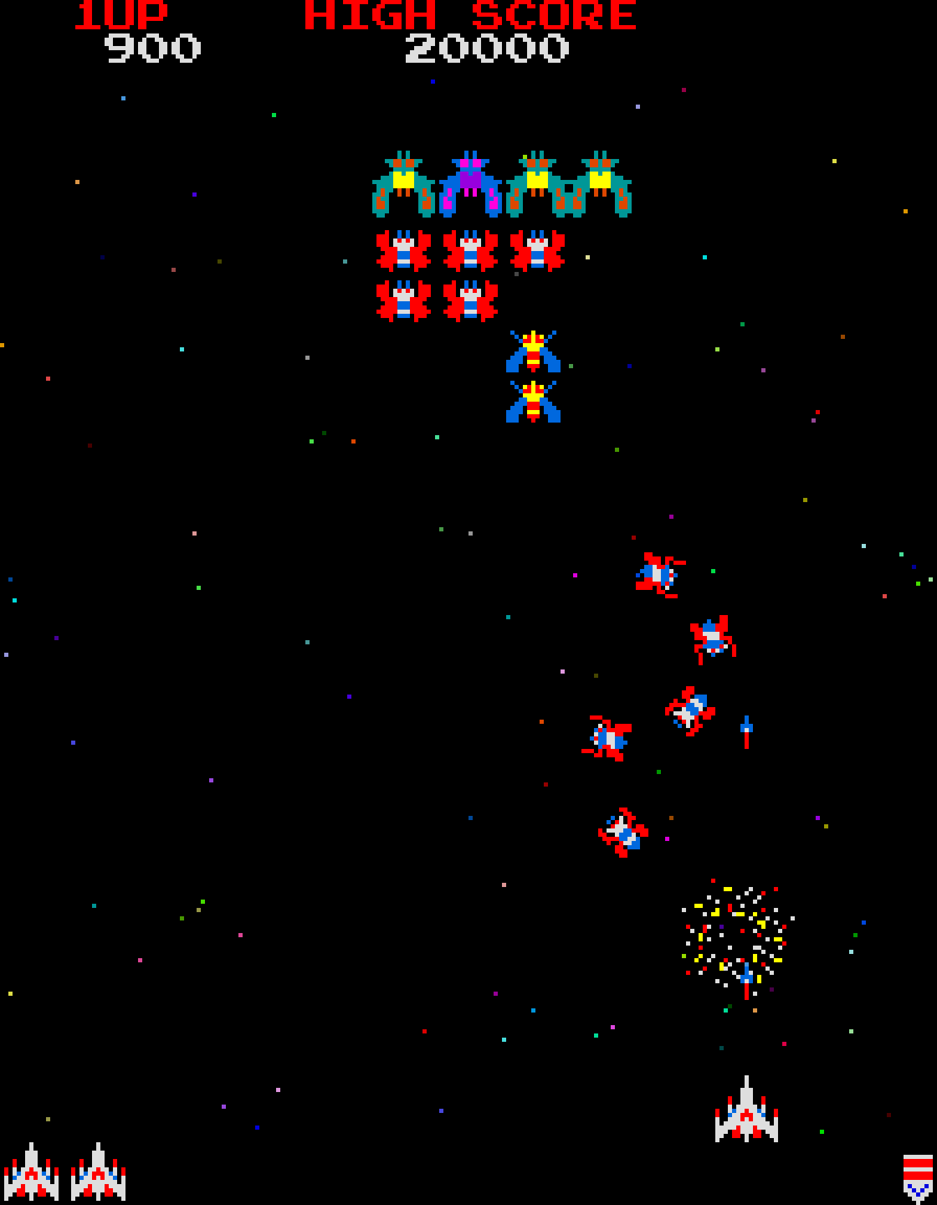 Galaga, still the best argument on the cart for buying an Evercade.