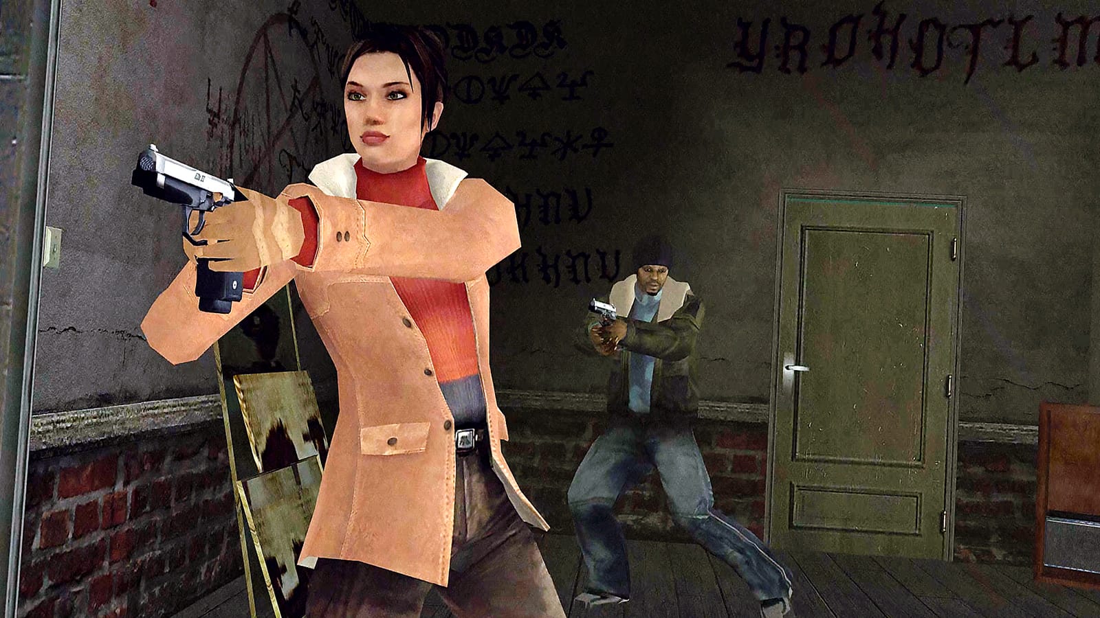 Carla and Tyler working the case. You sweep the crime scene as the killer, then comb it as the detectives minutes later.