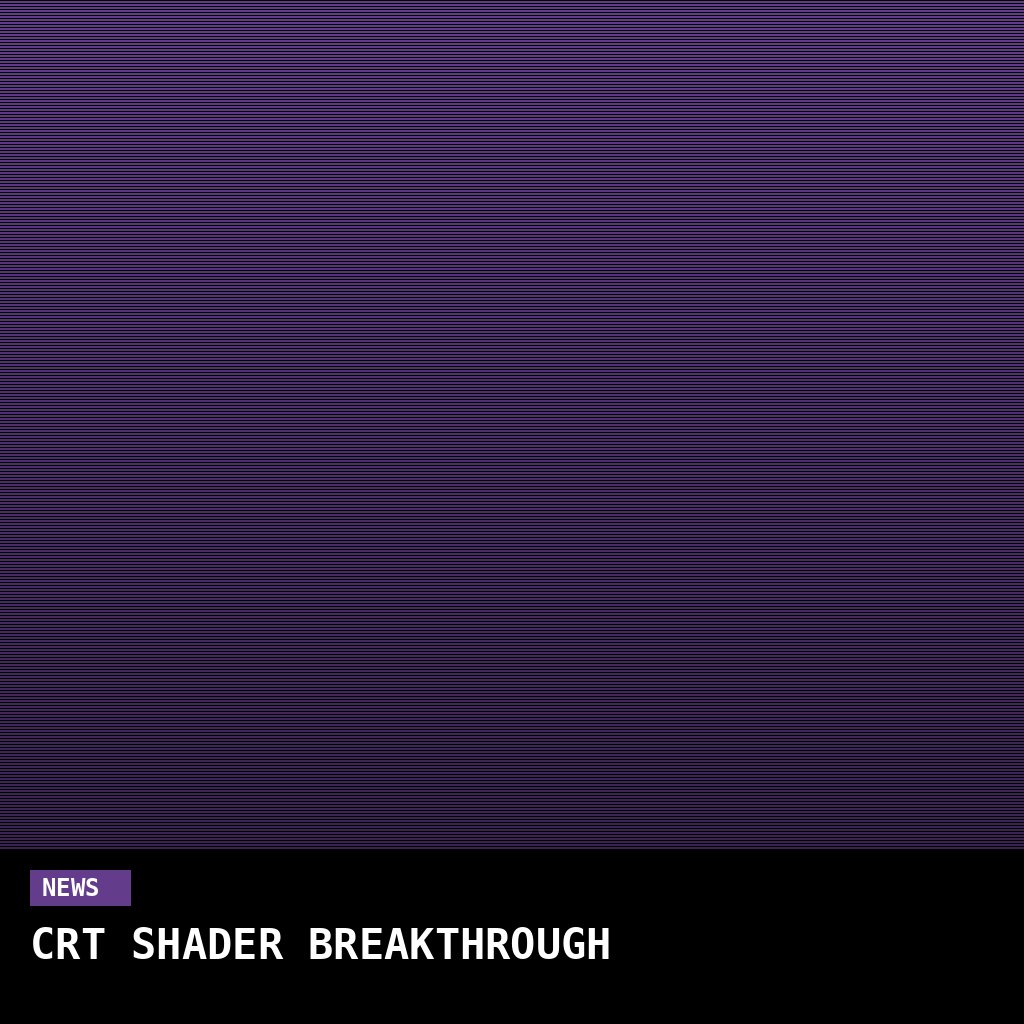 New CRT Shader Technology Achieves Photorealistic Display Emulation on Consumer Hardware