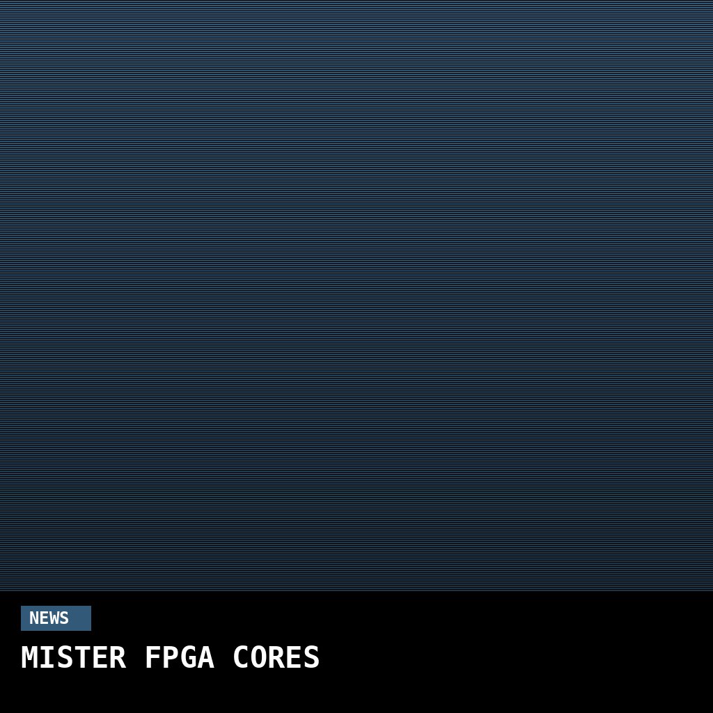 MiSTer FPGA Gets Major Core Updates: N64 and Saturn Take Huge Leaps Forward