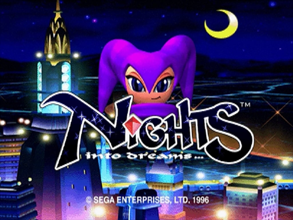 Sonic Team's 1996 title screen.
