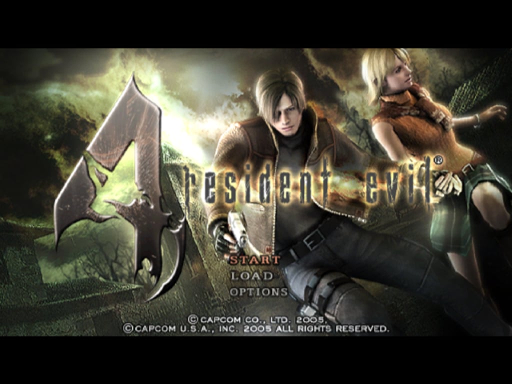 The 2005 title screen. Capcom's great reinvention starts here.