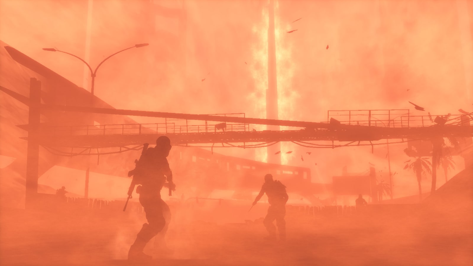 The sandstorm. One of those rare times I forgot I was playing a video game at all.