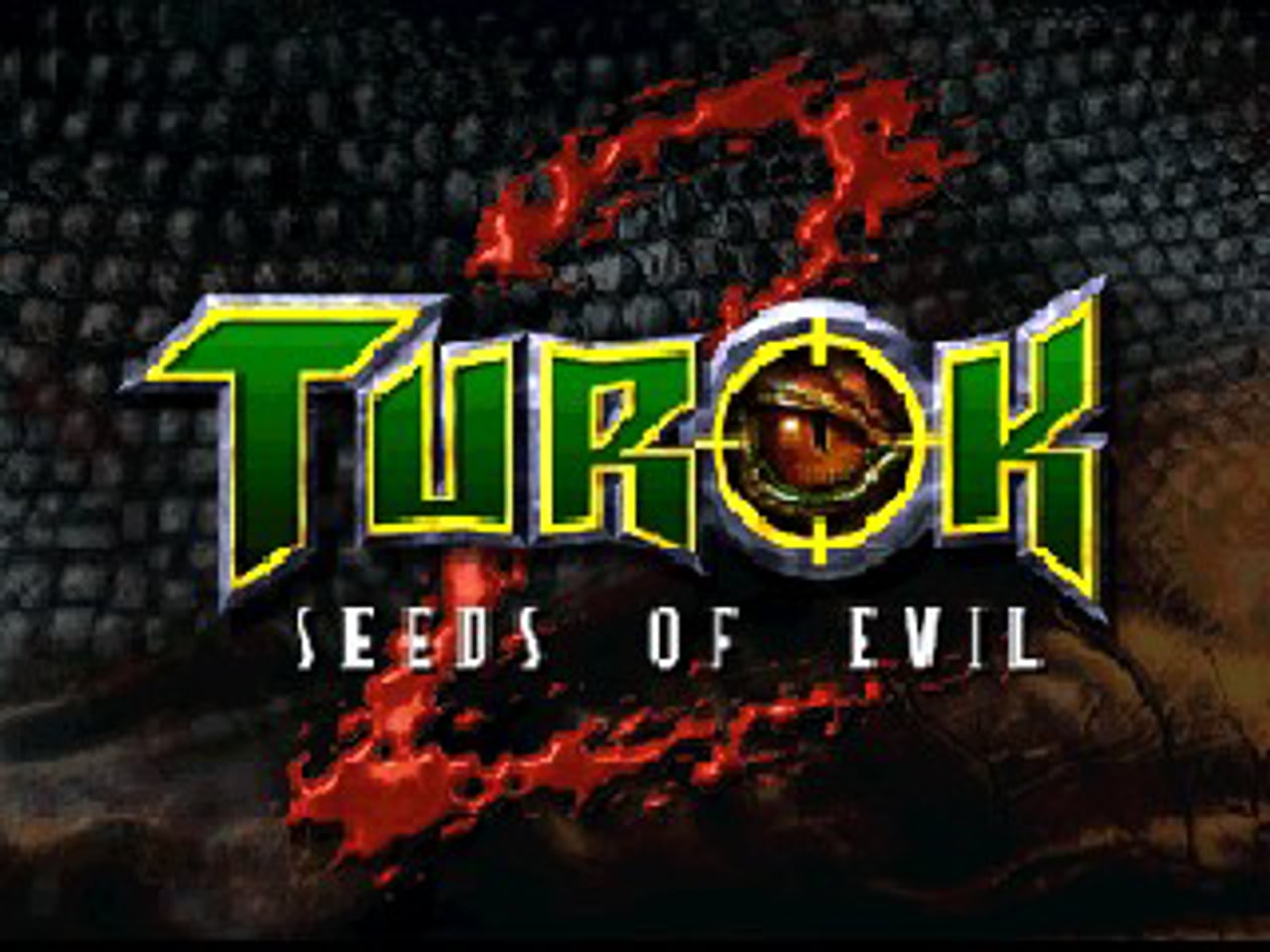 Turok 2's 1998 title screen.